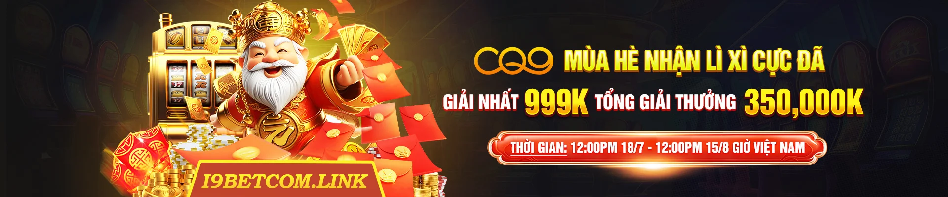 banner nhà cái i9bet mùa hè nhận lì xì cực đã