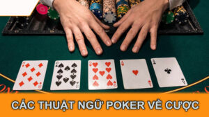 Các Thuật Ngữ Poker Về Cược